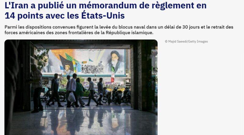 memorandum iran