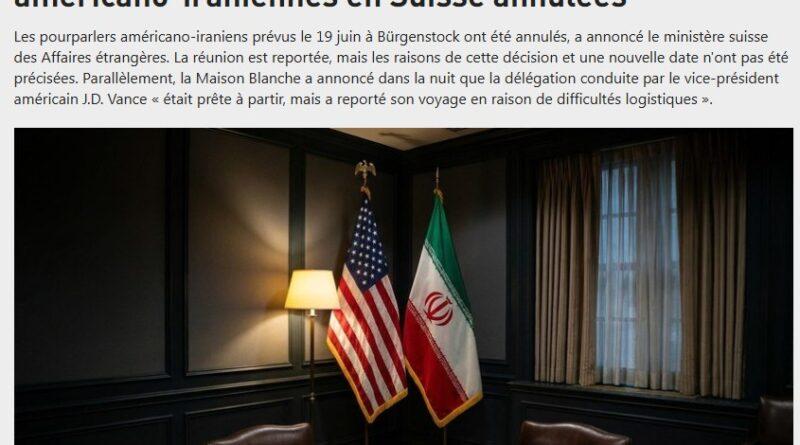 negociations annulees
