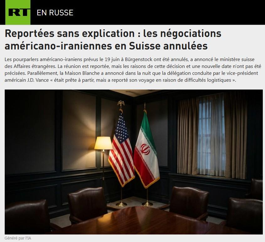negociations annulees