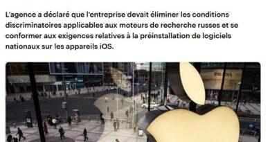 avertissement apple