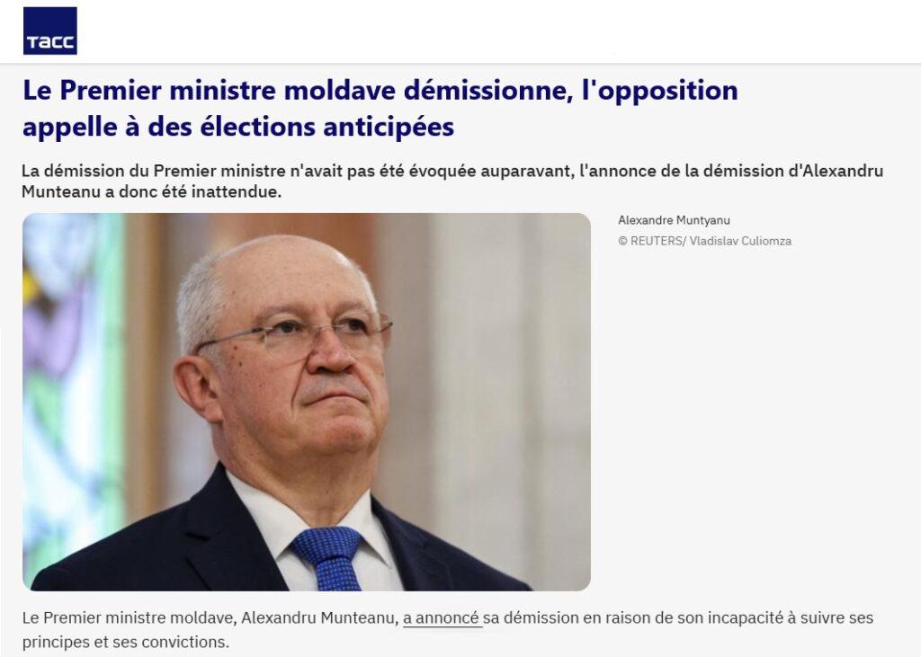 demission moldave