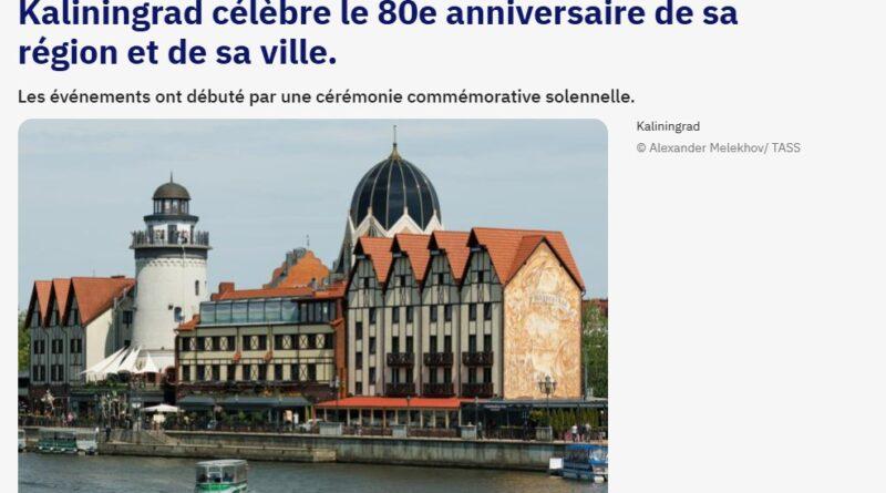 kaliningrad anniversaire