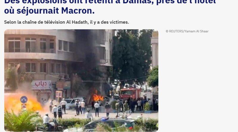 explosion macron