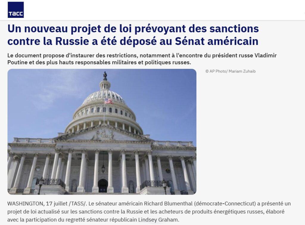 sanctions senat
