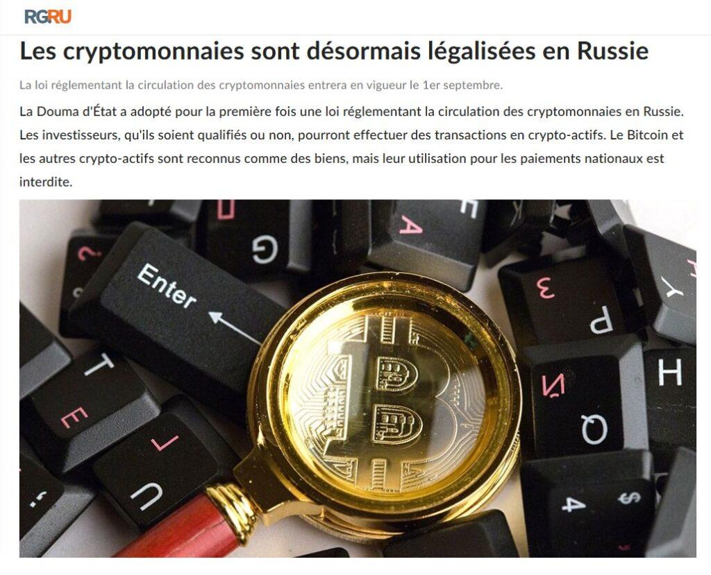 cryptos legalisees