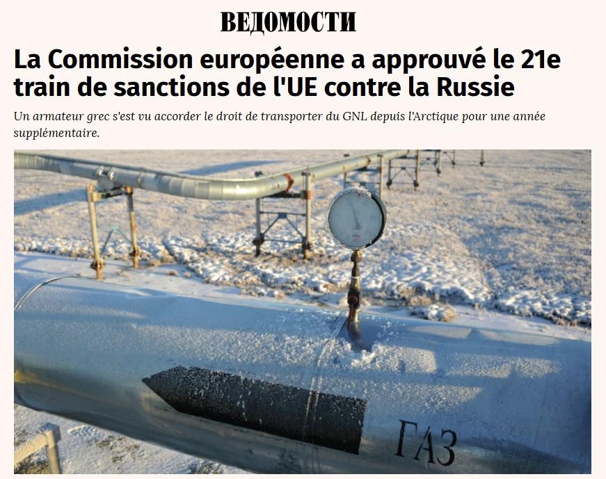 paquet sanctions
