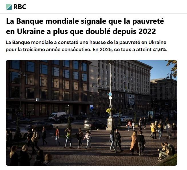 pauvrete ukraine