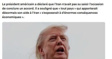 isolement iran