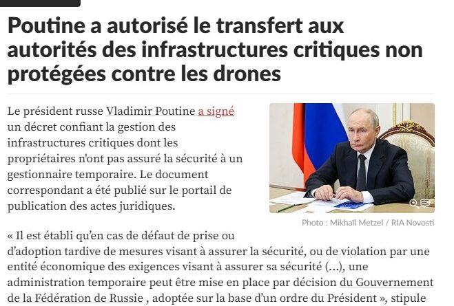 infrastructures drones