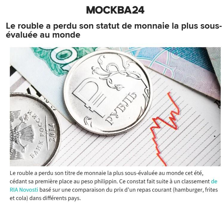 rouble monnaie