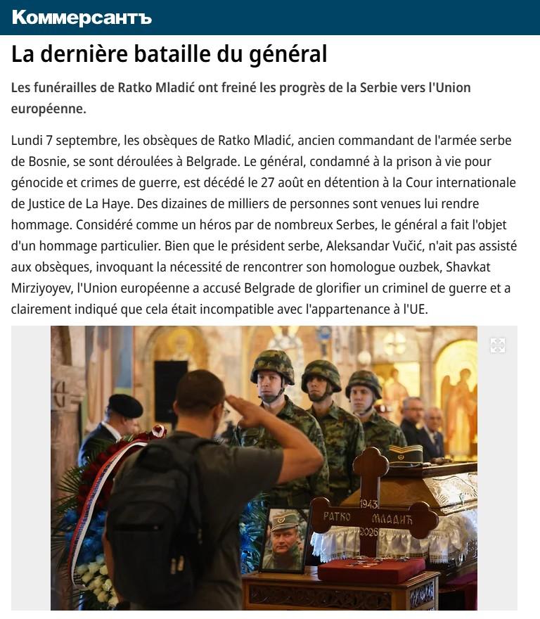 funerailles mladic