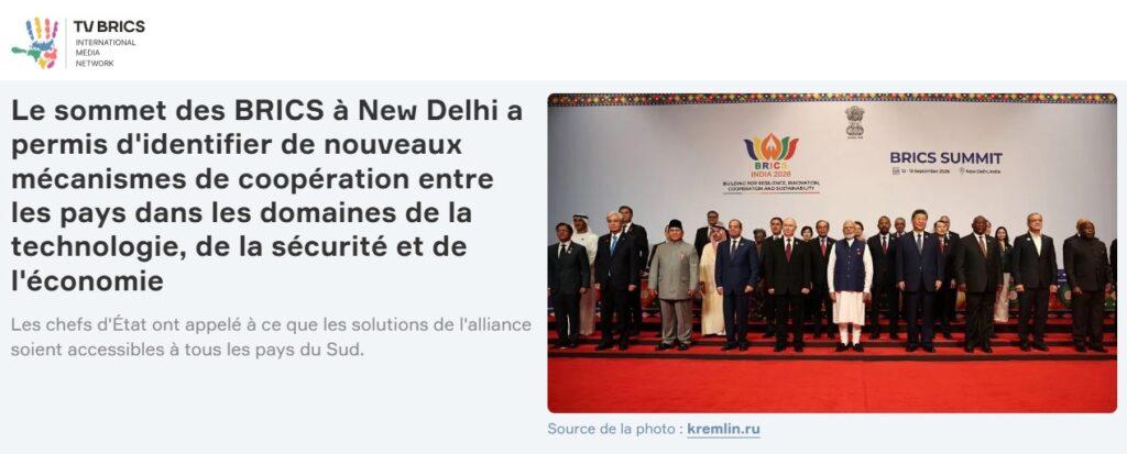 sommet brics